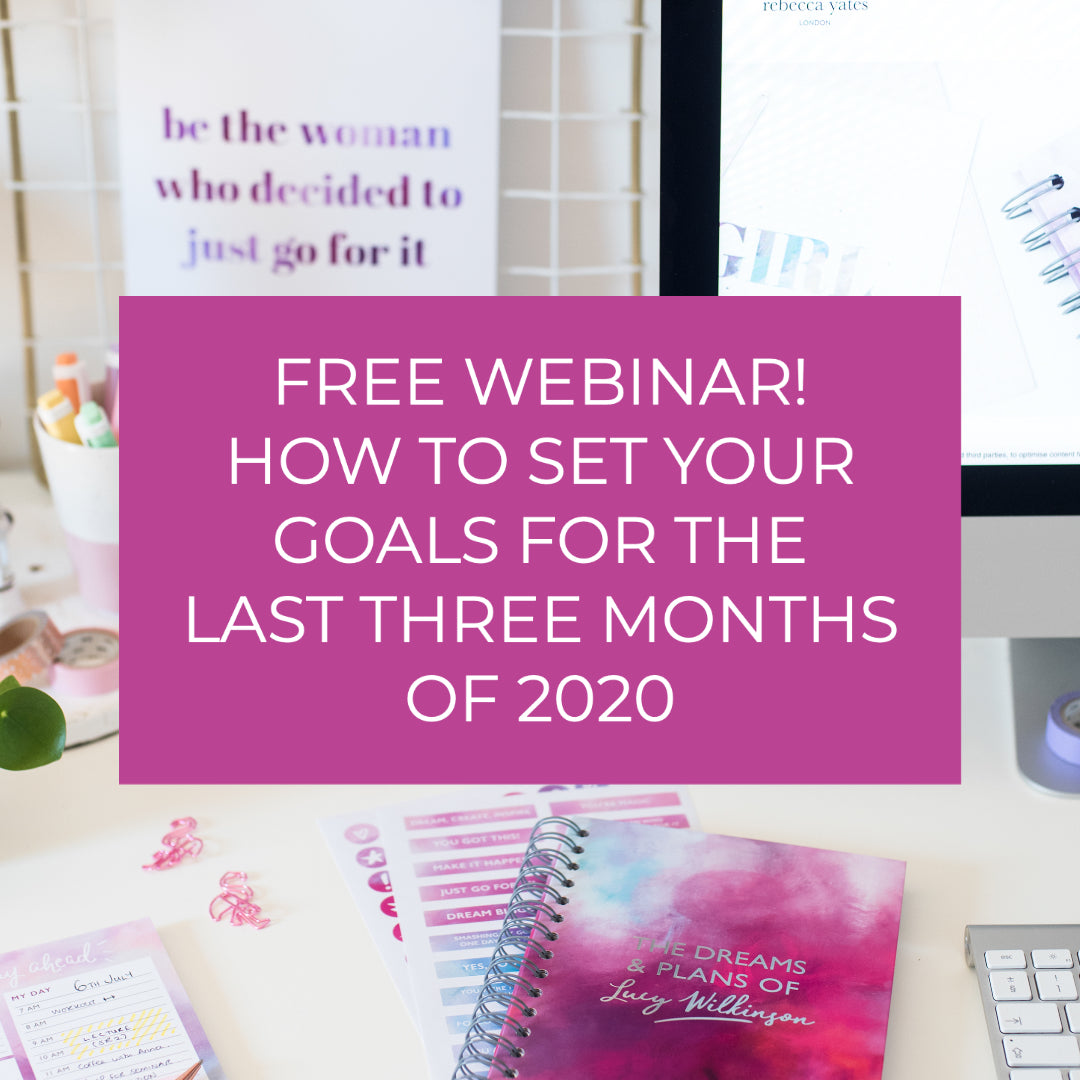 SIGN UP TO MY FREE WEBINAR! AND SET YOUR GOALS FOR THE LAST THREE MONTHS OF THE YEAR!