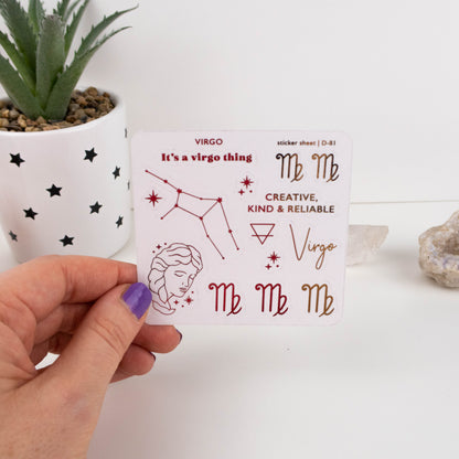STAR SIGN - FOILED PLANNER STICKERS