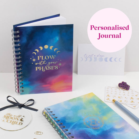 FLOW WITH YOUR PHASES - LUXE PERSONALISED JOURNAL