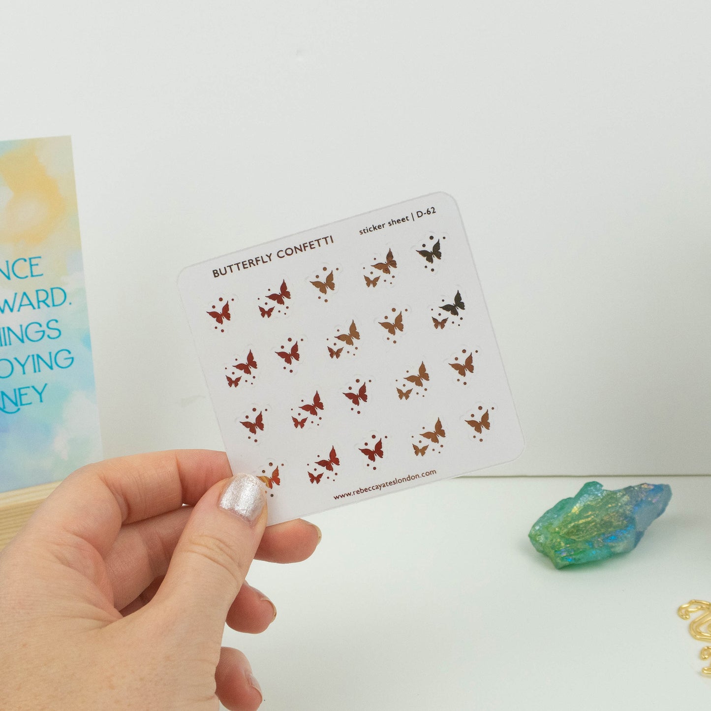 BUTTERFLY CONFETTI - FOILED PLANNER STICKERS