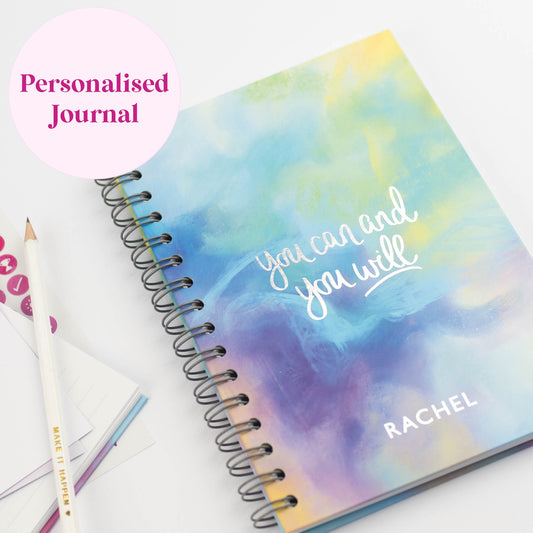 YOU CAN AND YOU WILL - LUXE PERSONALISED JOURNAL
