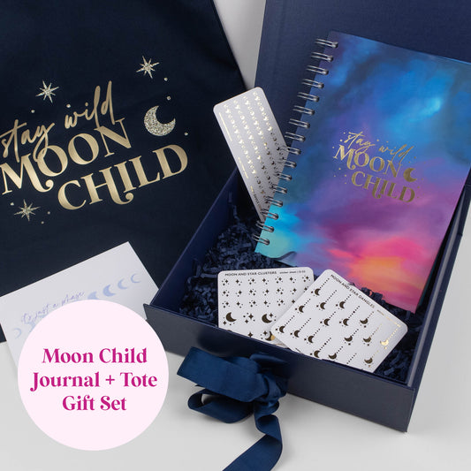 MOON CHILD PERSONALISED JOURNAL & TOTE GIFT SET