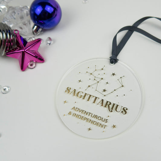 PERSONALISED STAR SIGN DECORATION