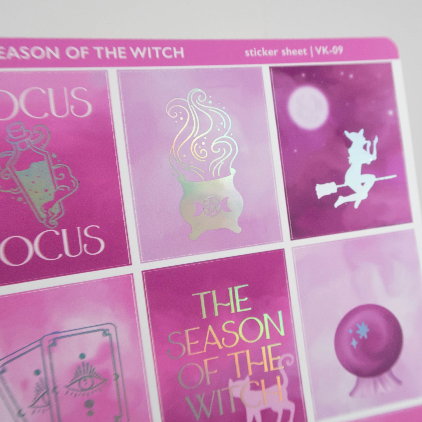 SEASON OF THE WITCH - VERTICAL PLANNER WEEKLY KIT - LIMITED EDITION IRIDESCENT FOIL