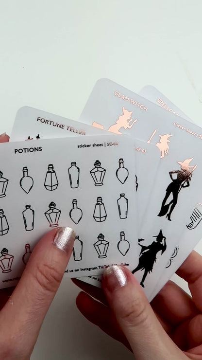 POTIONS - FOILED PLANNER STICKERS