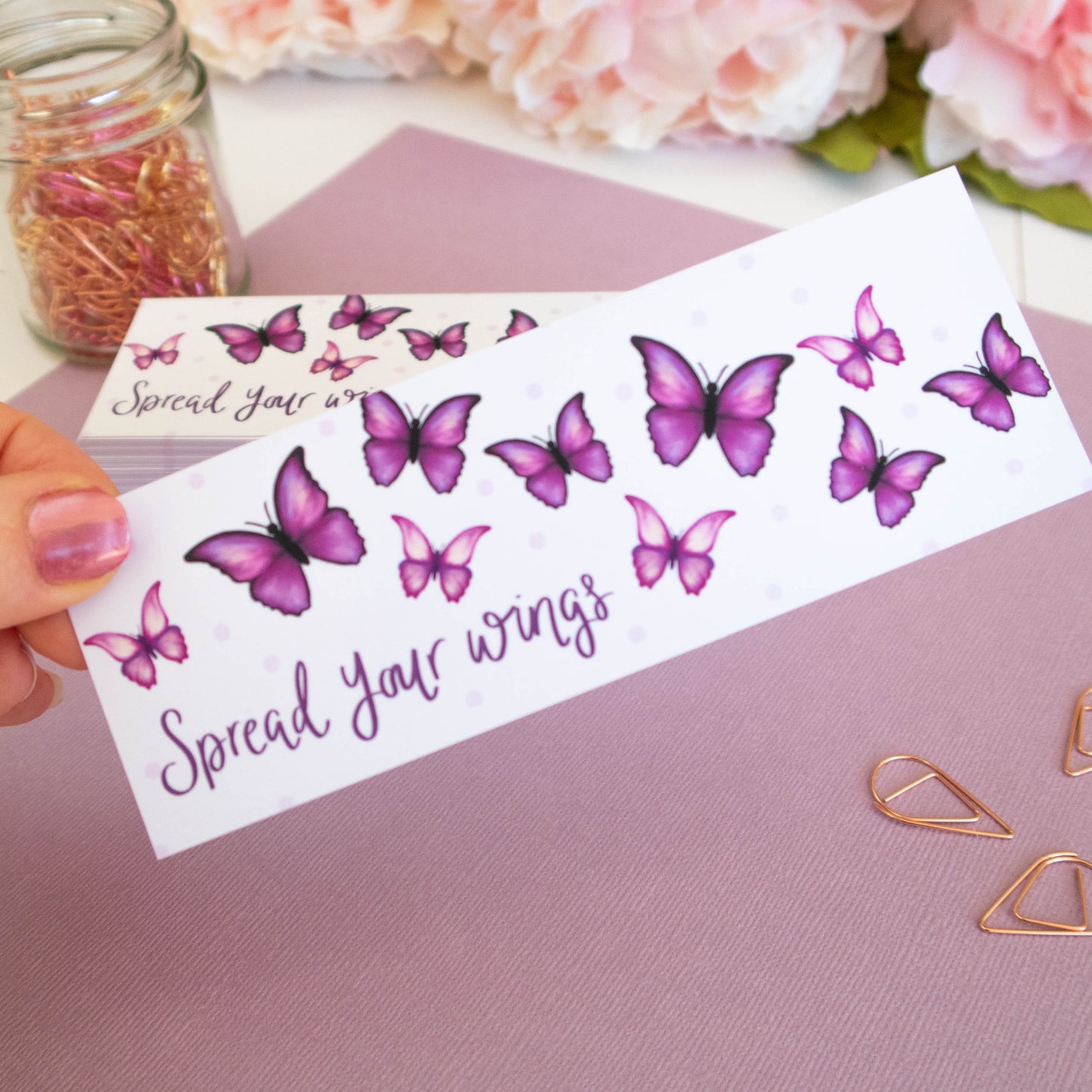 SPREAD YOUR WINGS - BOOKMARK