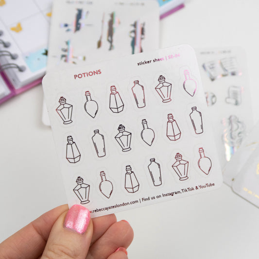 POTIONS - FOILED PLANNER STICKERS