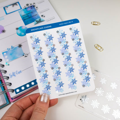 BUNDLE - CHRISTMAS COLLECTION FOILED PLANNER STICKERS