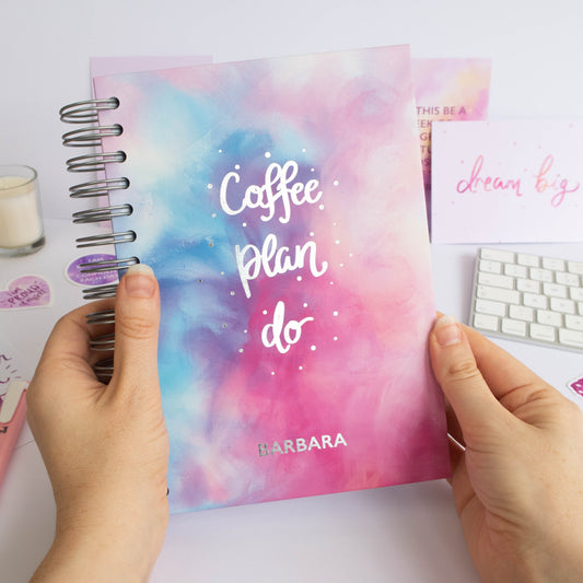 COFFEE, PLAN, DO - PERSONALISED PLANNER