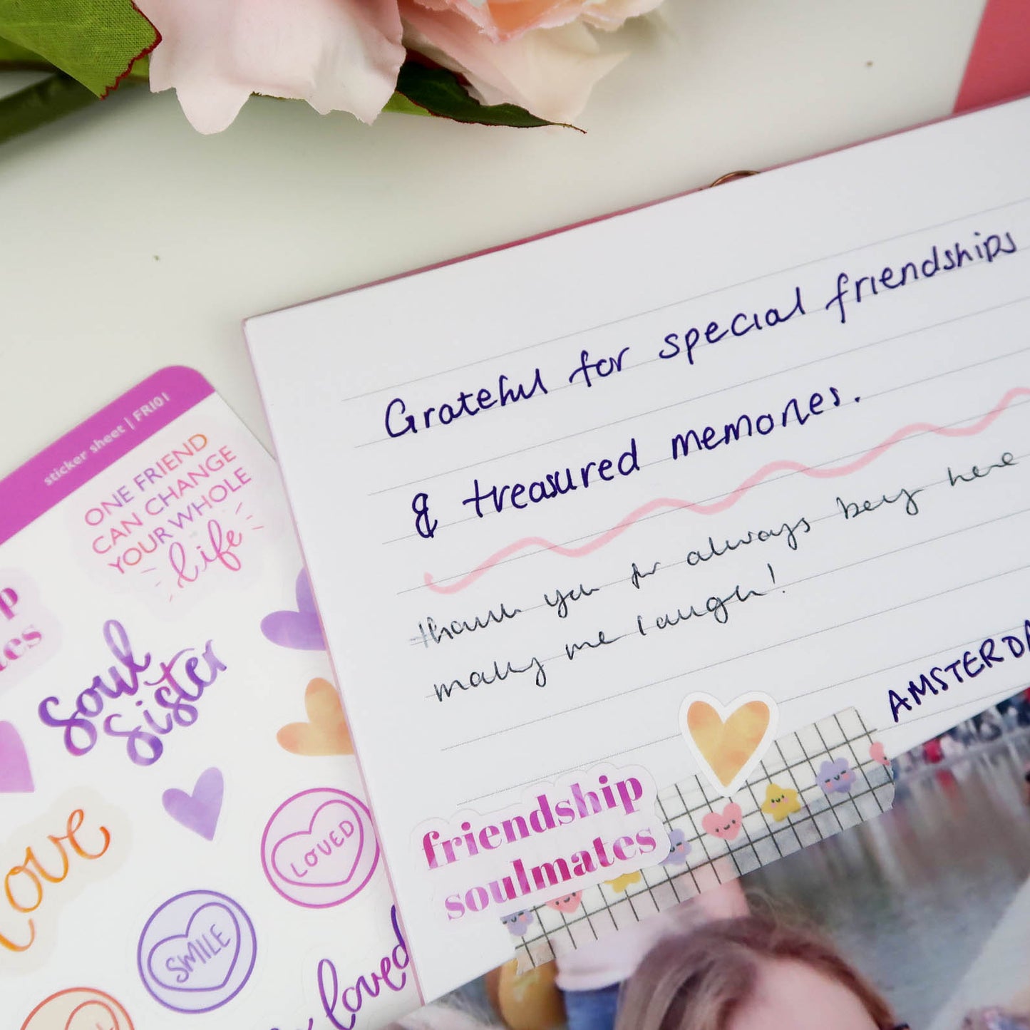 LOVE AND FRIENDSHIP - JOURNAL AND PLANNER STICKERS